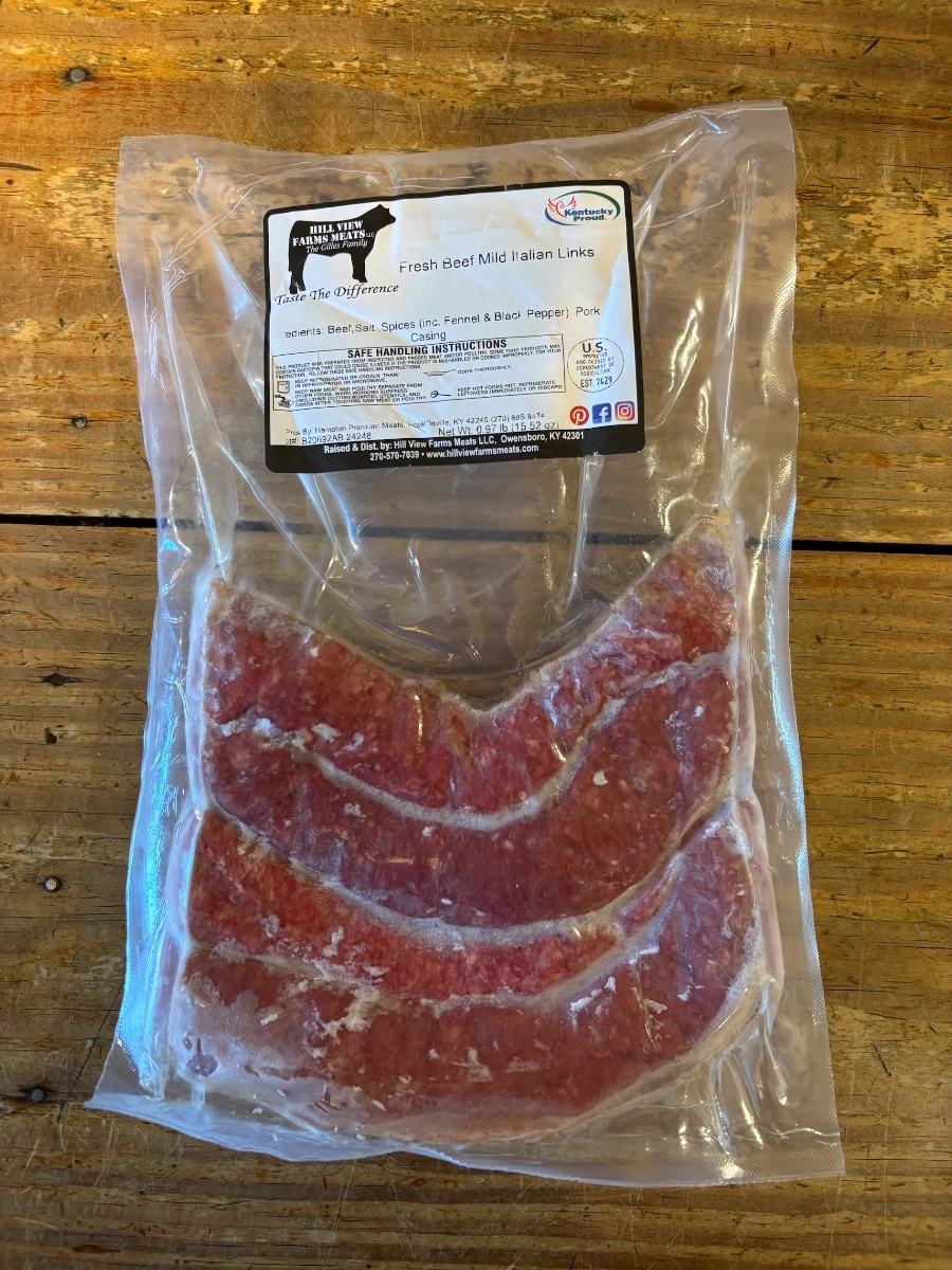 Beef Mild Italian Brat / Avg. 1 lb.