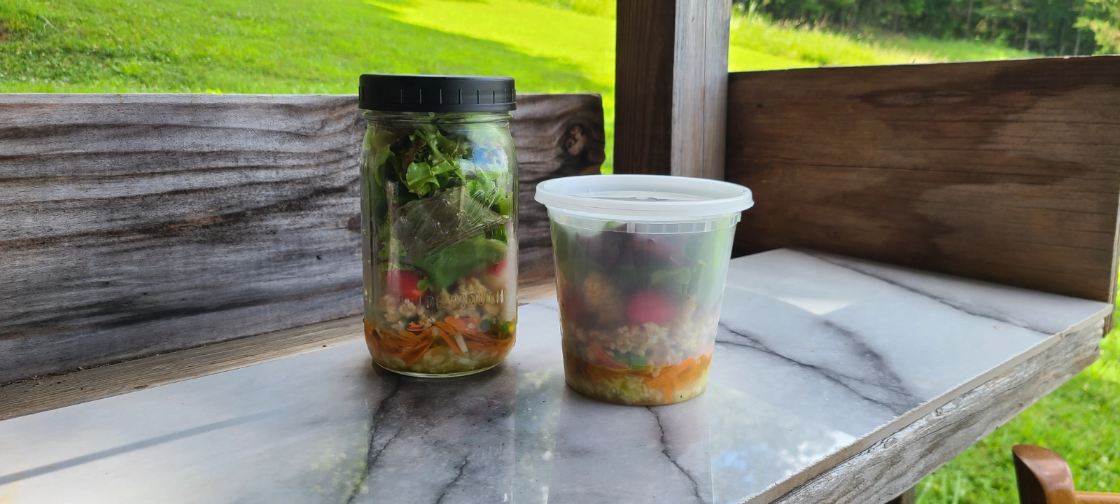 Cucumber Garden Chop (24oz "Mason Jar" Salad)