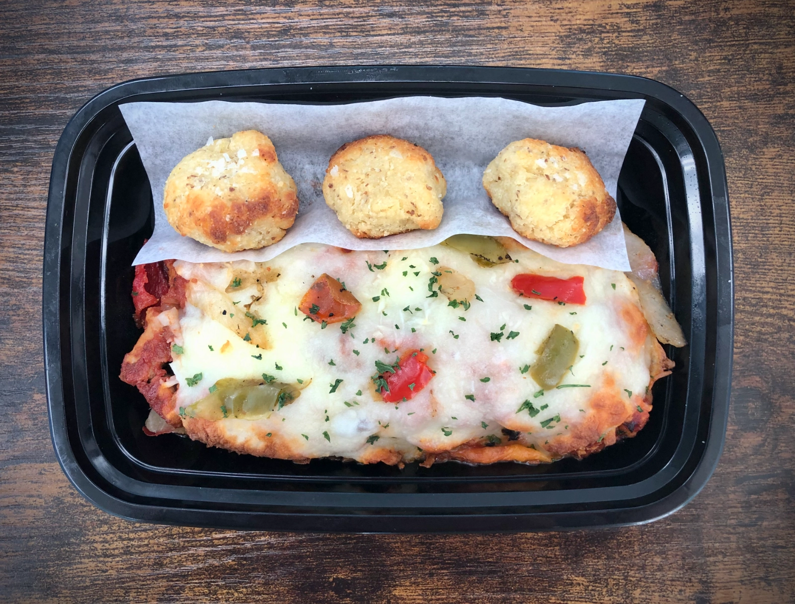 keto-baked-pizza-bowl-with-fattyhead-bread--celiac-safe
